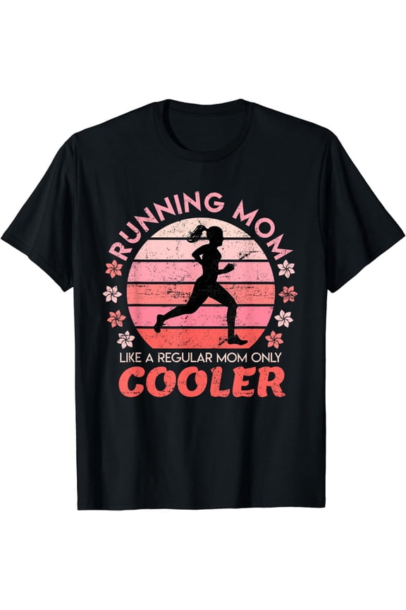 Running Mom Mother Ladies Marathon Run Half marathon T-Shirt