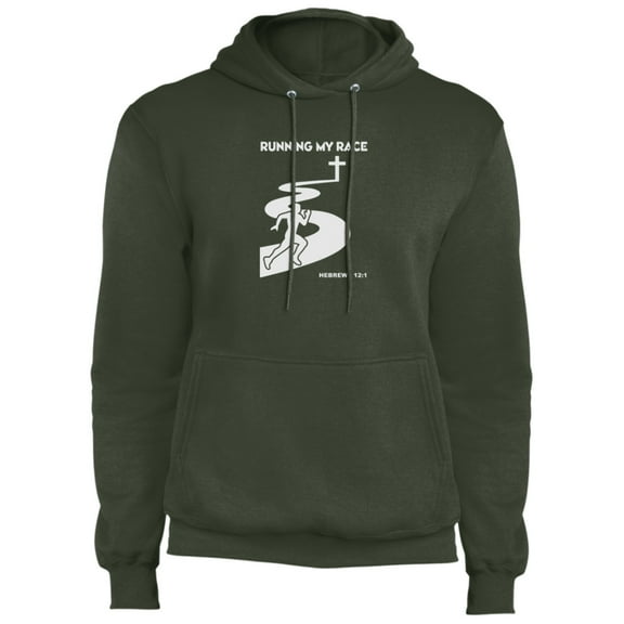 Running My Race Core Fleece Pullover Hoodie