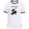 thumbnail image 1 of Running My Race Men’s Ringer Tee, 1 of 5