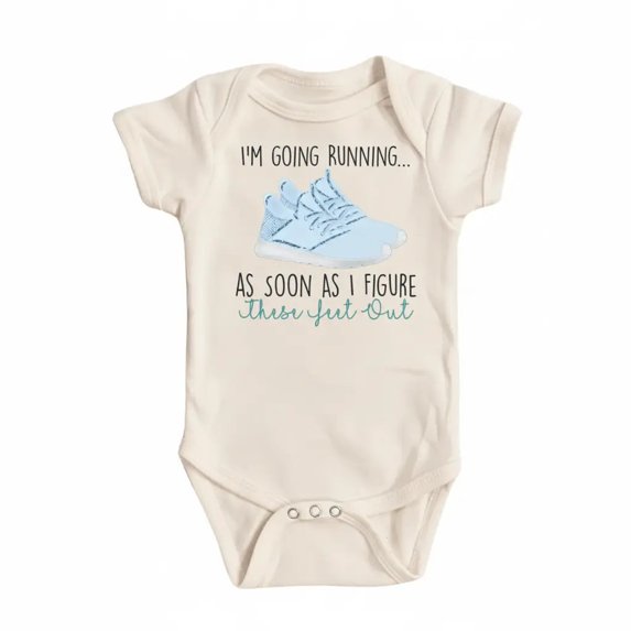 Running Newborn Baby Bodysuit