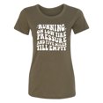 thumbnail image 1 of Running On Low Tire Pressure Womens crewneck tee, 1 of 2