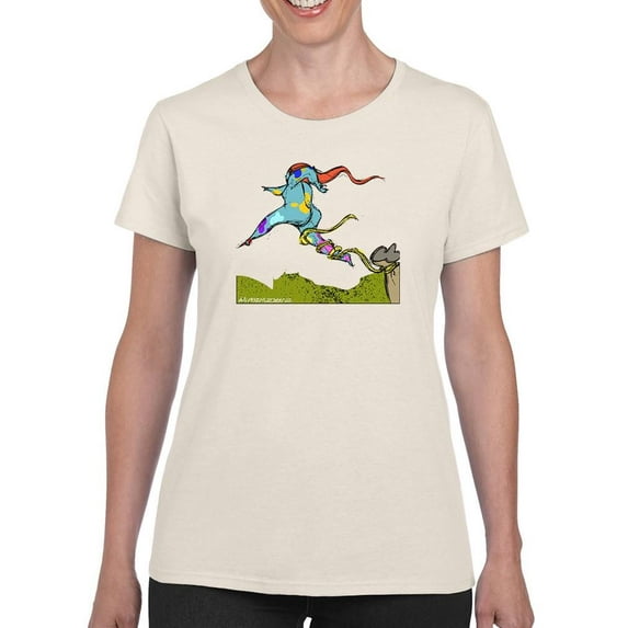 Running Out Of Creativity T-Shirt Women -Wilfred Hildonen Designs, Female 5X-Large