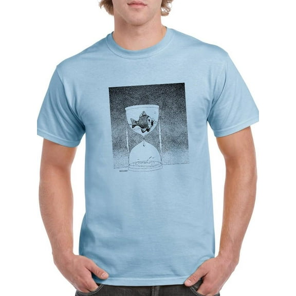 Running Out Of Time T-Shirt Men -Mohsen Najafi Designs, Male Medium