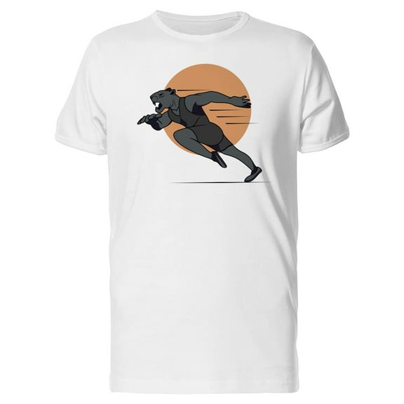 Running Panther In The Sun T-Shirt Men -Image by Shutterstock, Male 3X-Large