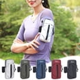 thumbnail image 1 of Running Phone Pouch | Outdoor Arm Strap | Waterproof Arm Wallet, Reflective Sports Armband, Secure Zipper Pocket, Adjustable, Multicolor | 19x10 cm, 1 of 9