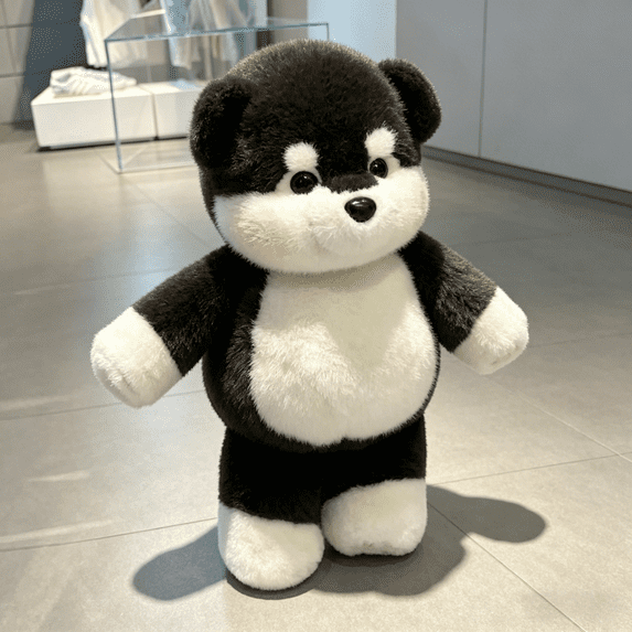 Running Plushies - 17.7inch Cute Running Alaskan Malamute Plush Toy, Interactive Moving Legs Stuffed Animals for Stress Relief, Christmas Birthday Gift for Kids & Adults(I)