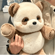 Running Plushies - 17.7inch Cute Running Panda Plush Toy, Interactive Moving Legs Stuffed Animals for Stress Relief, Christmas Birthday Gift for Kids & Adults