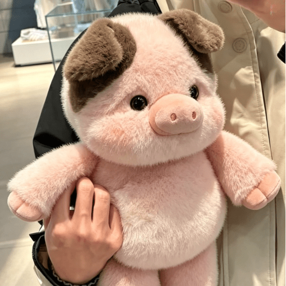 Running Plushies - 17.7inch Cute Running Pig Plush Toy, Interactive Moving Legs Stuffed Animals for Stress Relief, Christmas Birthday Gift for Kids & Adults