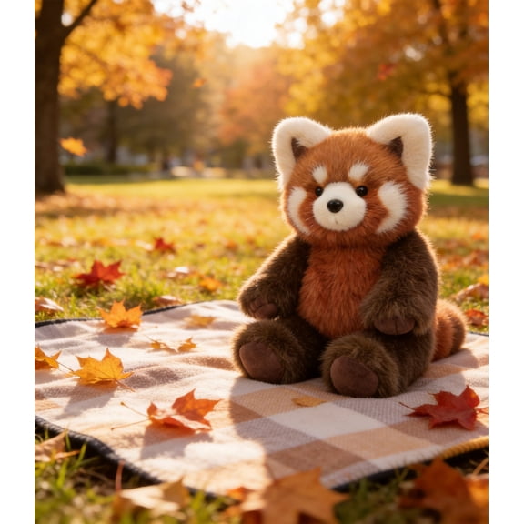 Running Plushies - 20inch Cute Running Red Panda Plush Toy, Interactive Moving Legs Stuffed Animals for Stress Relief, Christmas Birthday Gift for Kids & Adults