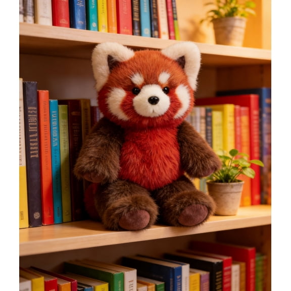 Running Plushies - 20inch Cute Running Red Panda Plush Toy, Interactive Moving Legs Stuffed Animals for Stress Relief, Christmas Birthday Gift for Kids & Adults