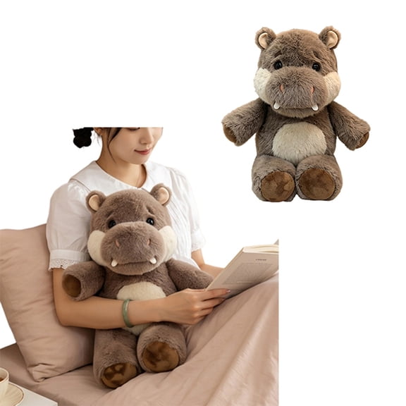 Running Plushies Hunk Hippo, 17.7" Adorable Stuffed Animals Gifts