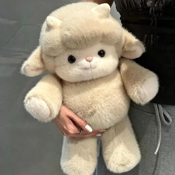 Running Plushies, Interactive Moving Plush Toy, Lamb Stuffed Animal Gift | Shake this cute running plush deer to watch it move. soft, cuddly, and fun for desks, shelves, or cozy playtime