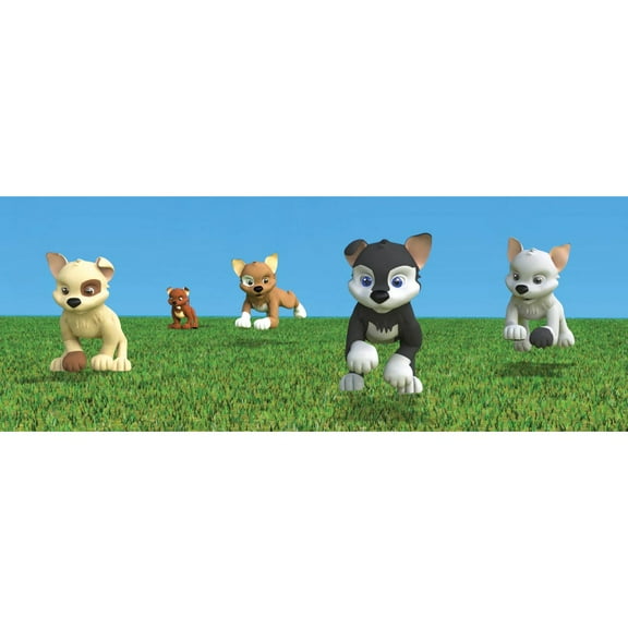 Running Puppies Lenticular Motion Bookmark/Ruler by Moovie Studio