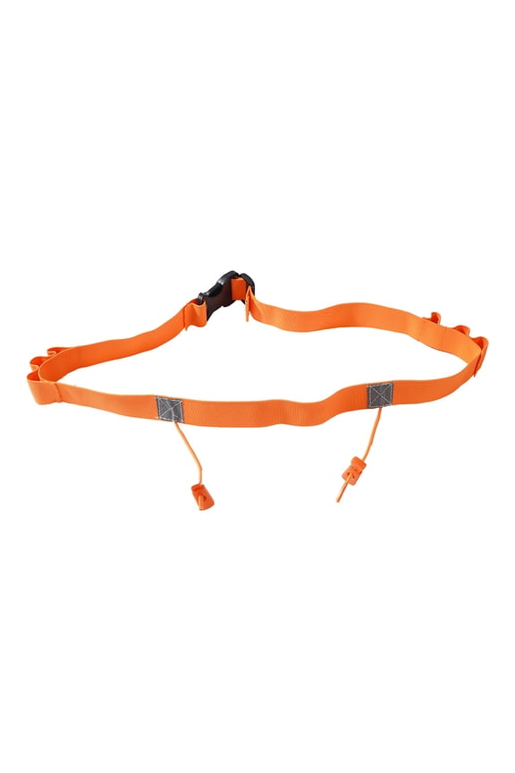 Running Race Number Belt with Clip Fastening Stretch Fits, Adjustable Elastic Running Belt Comfortable Hook Belt