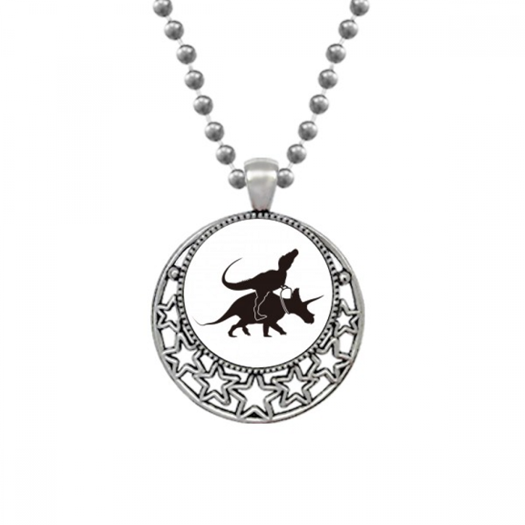 Running Reins Horse Riding Necklaces Pendant Retro Moon Stars Jewelry