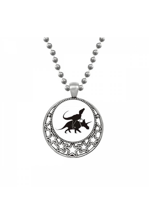 Running Reins Horse Riding Necklaces Pendant Retro Moon Stars Jewelry
