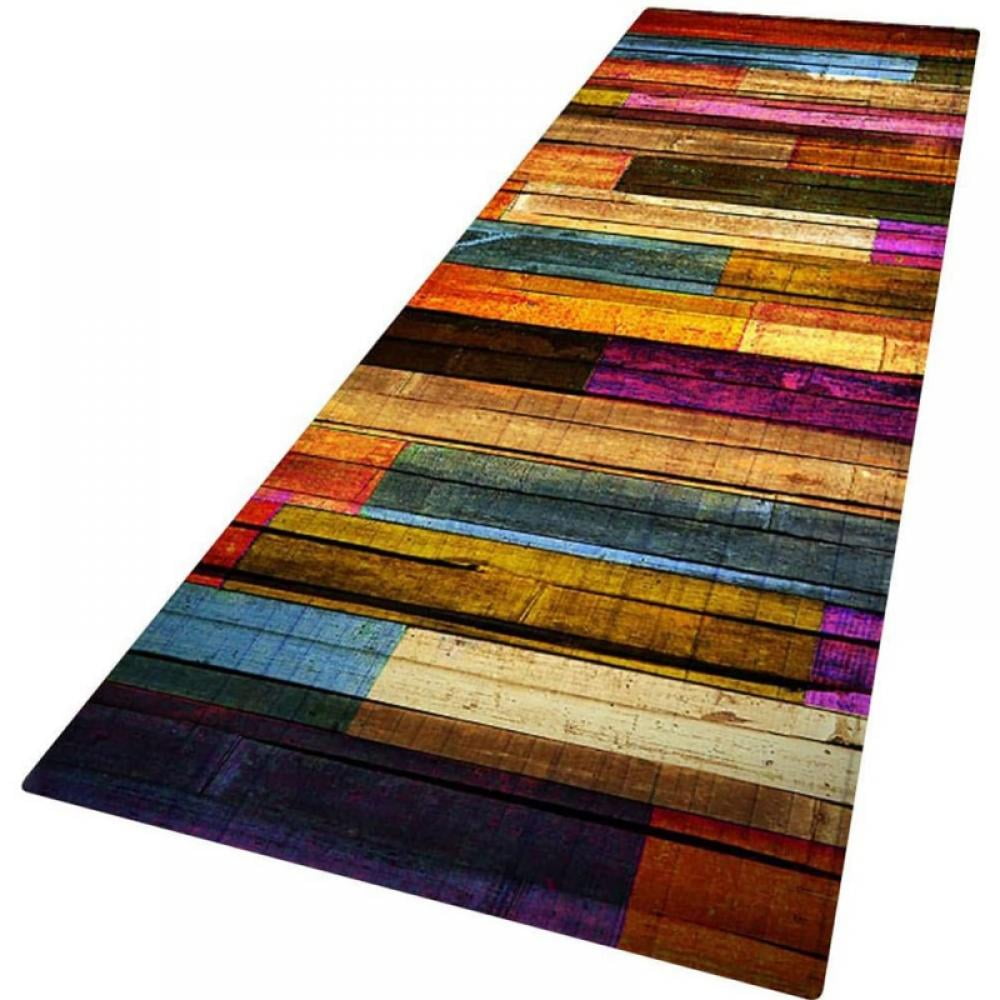 Running Rug Washable Floor Mats Modern Stylish Abstract Style Area Rug ...