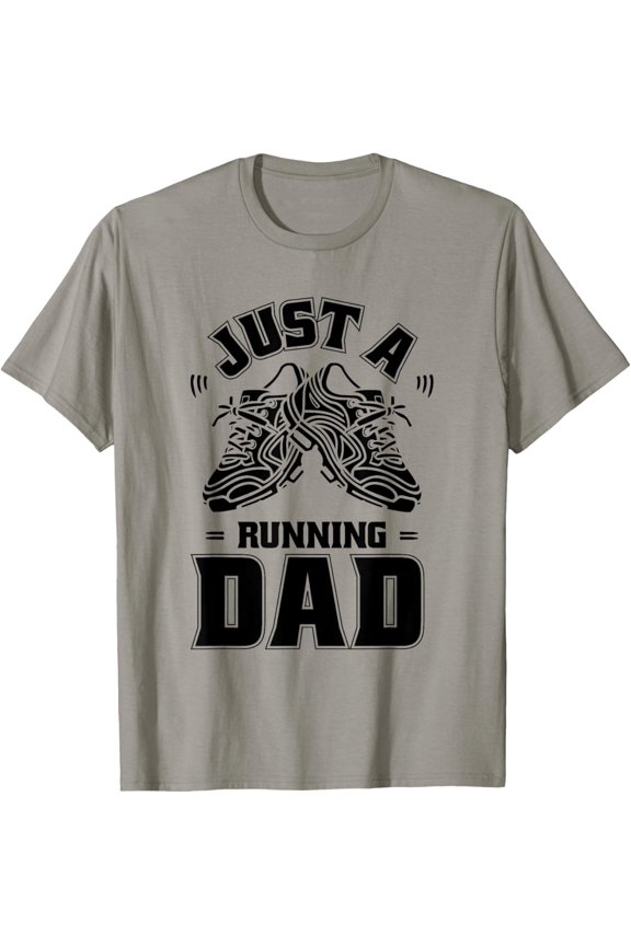 Running Runner Jogging Run Jogger - Just A Running Dad T-Shirt Unisex S-5XL Hot Trending Shirt, Vintage Birthday Gift