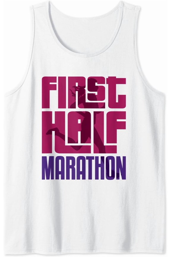 Running Runner - Women First Half Marathon Tank Top Size S-3XL