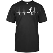 Running Shirt For Men Runners Heartbeat Gift Running T Shirt
