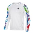 thumbnail image 1 of Running Shirts for Men Long Sleeve Rash Guard Shirt UPF50+ UV Quick Dry Lightweight White XXL, 1 of 6