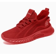 Running Shoes Lightweight Tennis Shoes Anti-Slip Gym Workout Shoes Breathable Mesh Walking Sneakers