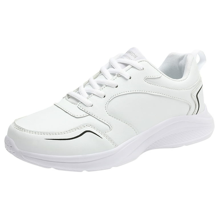Plain flat round toe casual sneakers shop