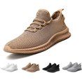 thumbnail image 1 of Running Shoes  for Men reathable  Non Slip Men's Sneakers Knit Mesh Design Walking Shoes for Men Lightweight Men's Trail Running Shoes  Workout Shoes, 1 of 11