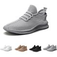 thumbnail image 1 of Running Shoes  for Men reathable  Non Slip Men's Sneakers Knit Mesh Design Walking Shoes for Men Lightweight Men's Trail Running Shoes  Workout Shoes, 1 of 11