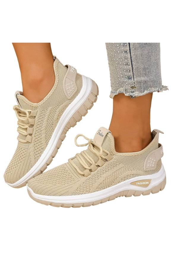 Running Shoes for Women 2025 2026 Breatable Comfortable Orthopedic Walking Training Non Slip Work Sneakers