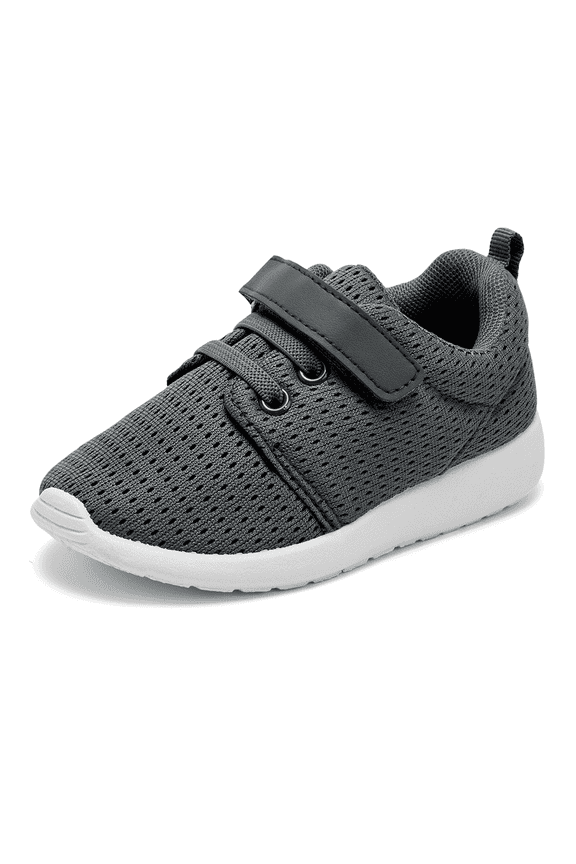 Toddler Boy Shoes Casual Tennis Shoes Girls Breathable Sneakers for Trail Running,Fall Drak Grey/White 6 M US Toddler