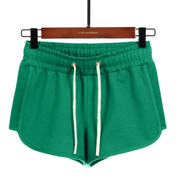 Running Shorts For Women Sevevn Fashion Women Summer Pocket Casual Elastic High Waist Workout Shorts