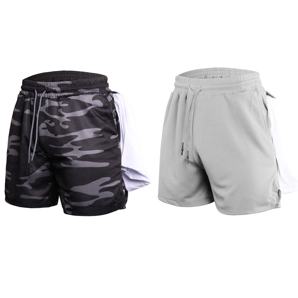 Light grey cheap running shorts