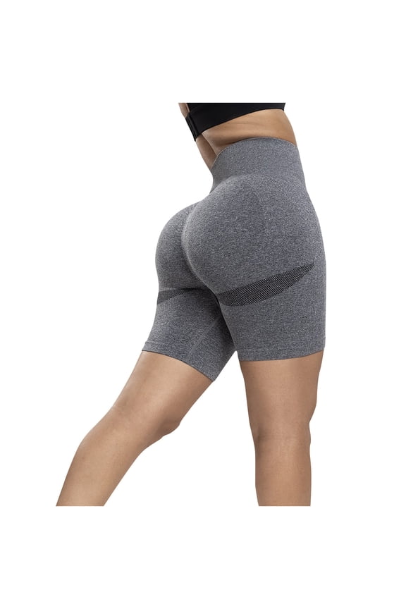 Running Shorts Sevevn Women's Fitness Pants Tight-fitting Stretch Hip-Up Yoga Pants Womens Workout Shorts