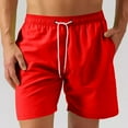 thumbnail image 1 of Running Shorts for Men Dgankt Men's Swim Trunks Quick Dry Beach Shorts with Zipper Pockets and Mesh Lining Large Size Available, 1 of 6