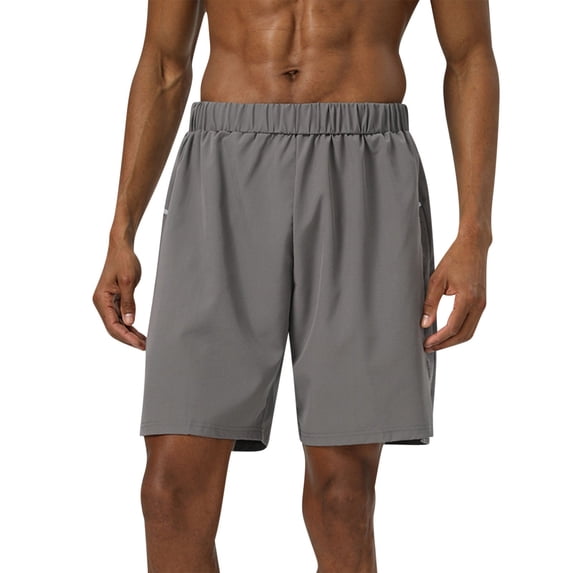 Running Shorts for Men Quick Dry 9 Inch Athletic Gym Shorts Breathable Elastic Waist Basketball Shorts