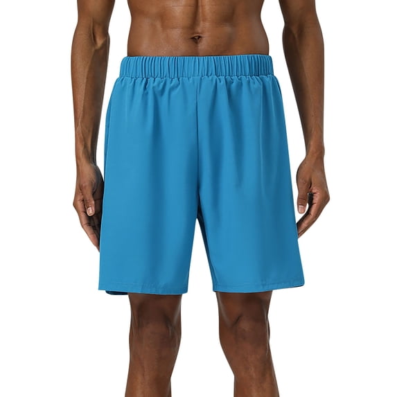 Running Shorts for Men Quick Dry 9 Inch Athletic Gym Shorts Breathable Elastic Waist Basketball Shorts