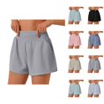 thumbnail image 1 of Running Shorts for Women High Waist Pockets Lightweight Breathable Yoga Gym Active Sports Workout Athletic Shorts, 1 of 6