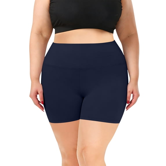 Running Shorts for Women High Waisted Booty Workout Biker Shorts Plus Size Fashion Yoga Shorts