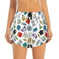 thumbnail image 1 of Running Shorts for Women, School season Workout Athletic Shorts with Pockets, Lounge Yoga Shorts Women, 1 of 7