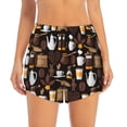 thumbnail image 1 of Running Shorts for Women, kettle tea cup Workout Athletic Shorts with Pockets, Lounge Yoga Shorts Women, 1 of 7