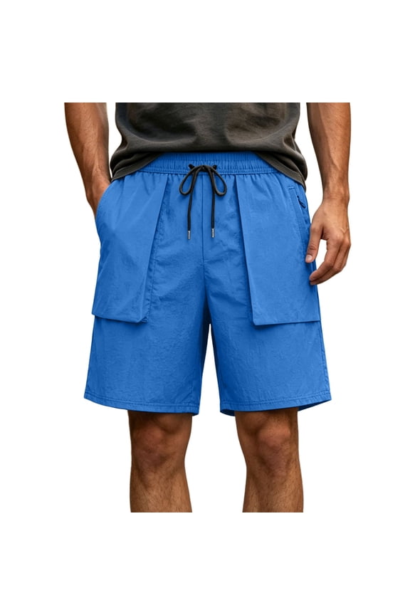 Running Shorts with Pockets Jerdar Men's Athletic Running Workout Shorts Swim Trunks with Ziper Pockets Quick Dry Lightweight