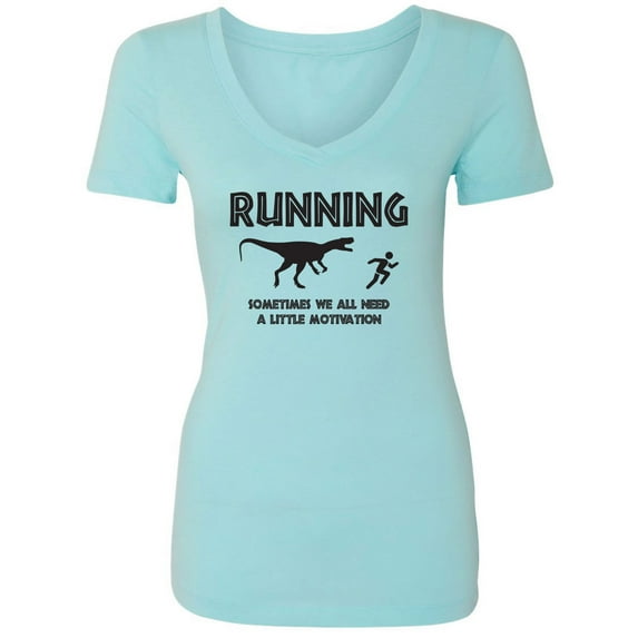 Running Sometimes We All Need Womens V-Neck Tee