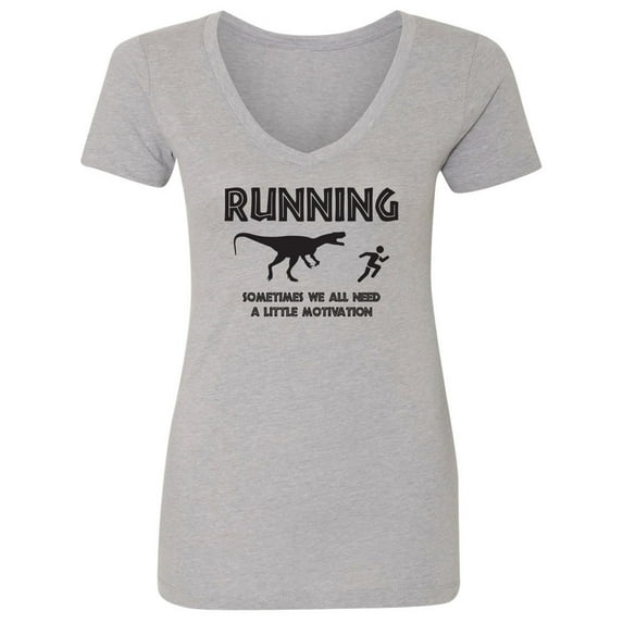 Running Sometimes We All Need Womens V-Neck Tee