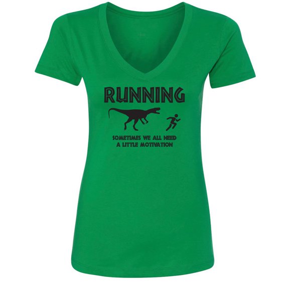 Running Sometimes We All Need Womens V-Neck Tee