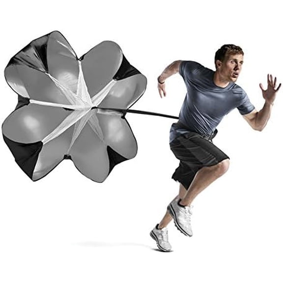 Running Speed Chute Resistance Parachute 56 inch Powerchute Umbrella Training Sprint Power Soccer Trainer for Runner, Football, Soccer Drilling$$Sport & Recreation Other