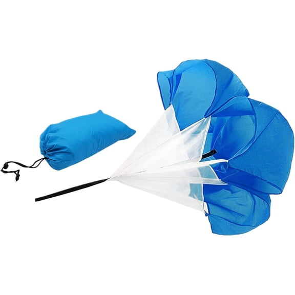 Running Speed Training 56" Parachute with Adjustable Strap: Speed Chute Resistance Parachute Umbrella Training Sprint Power Trainer for Runner, Football, Soccer Drilling