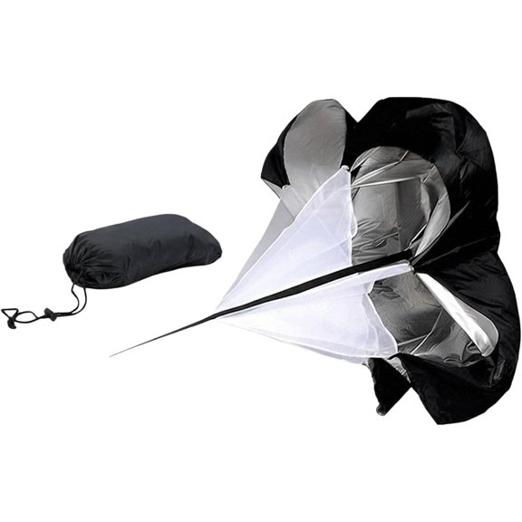 Running Speed Training 56" Parachute with Adjustable Strap: Speed Chute Resistance Parachute Umbrella Training Sprint Power Trainer for Runner, Football, Soccer Drilling