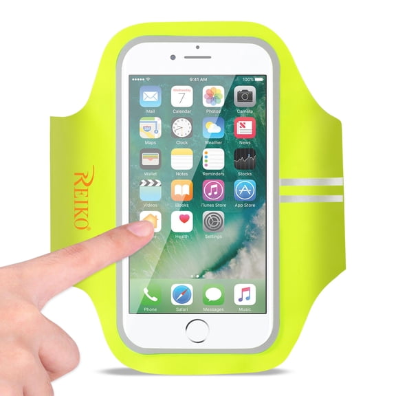 Running Sports Armband For Iphone 7 Plus/ 6s Plus Or 5.5 Inches Device In Green (5.5x5.5 Inches)
