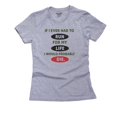 thumbnail image 1 of Running Sucks Women's Cotton Grey T-Shirt, 1 of 2
